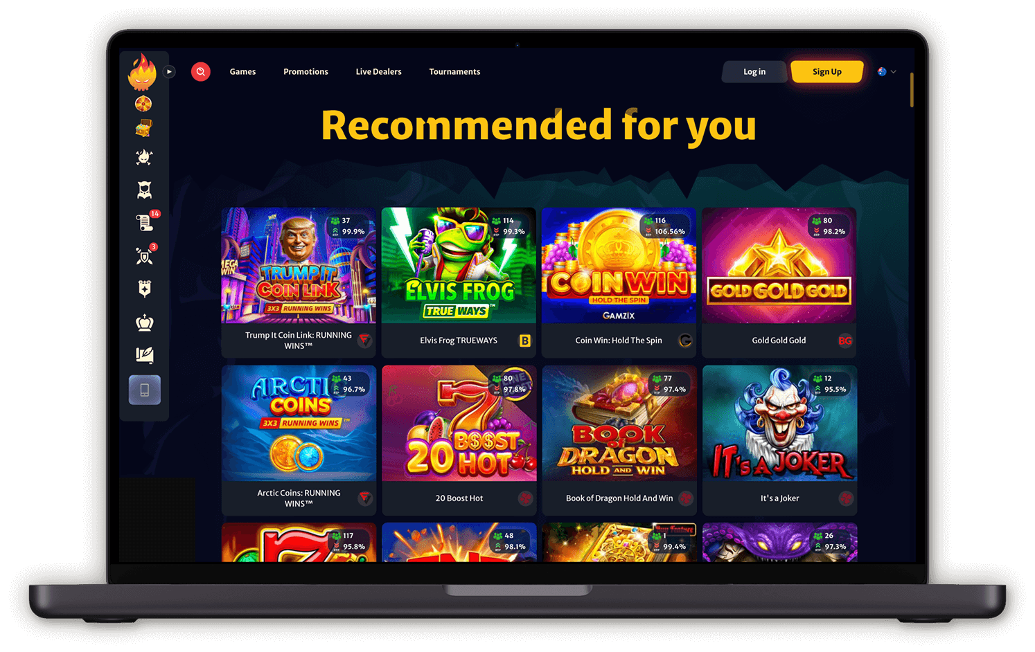 Royal Reels Casino Australia Desktop